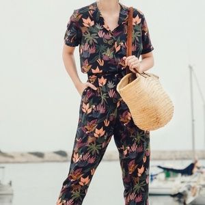 Sugarhill Brighton - Madison Jumpsuit - Black, Jungle Life